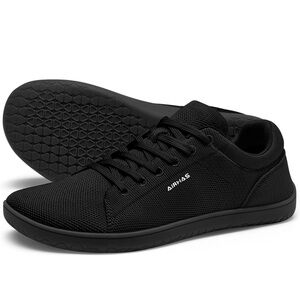 Men's Black Mesh Sneakers